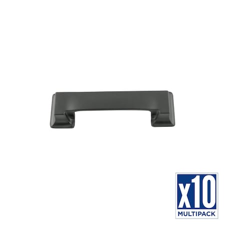 Hickory Hardware Cup Pull 3 Inch & 96mm Center to Center, 10PK P3013-MB-10B